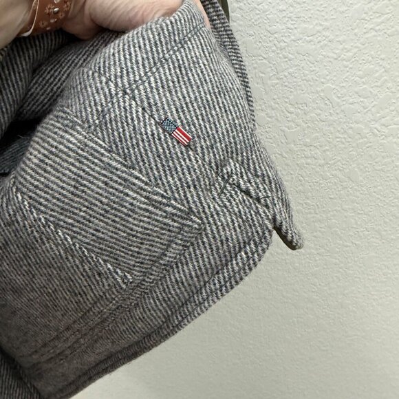 VTG Woolrich Reversible Wool Quilted USA Made Zip Winter Vest 18059 Men size 2XL - Picture 11 of 12